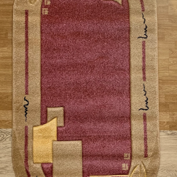 Синтетичний килим Frize Vrezanny 5858A pink  - Висока якість за найкращою ціною в Україні